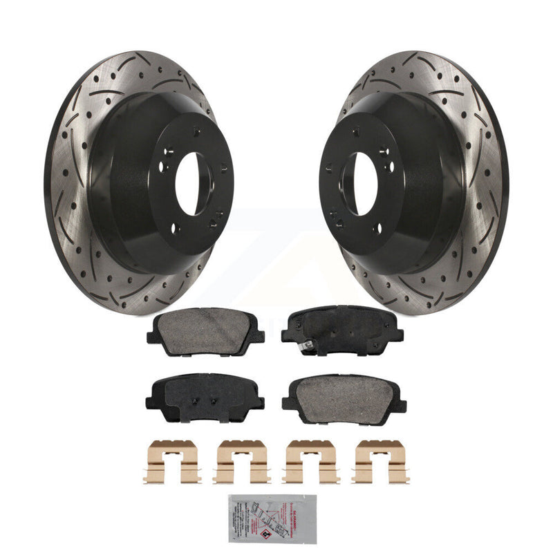 Transit Auto KDA-102912 Disc Brake Kit for 2010-2016 Kia Sorento, Hyundai Santa Fe Sport, Hyundai Santa Fe XL & more - Rear product image