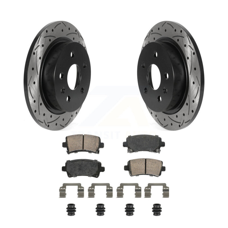 Transit Auto KDA-102913 Disc Brake Kit for 2011-2017 Chevrolet Malibu Limited, Chevrolet Malibu, Buick LaCrosse & more - Rear product image