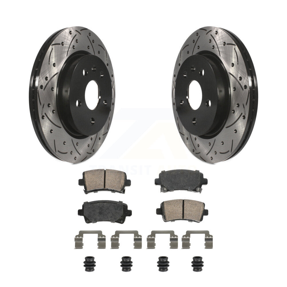Transit Auto KDA-102914 Disc Brake Kit for 2010-2020 Cadillac XTS, Chevrolet Malibu Limited, Chevrolet Impala & more - Rear product image