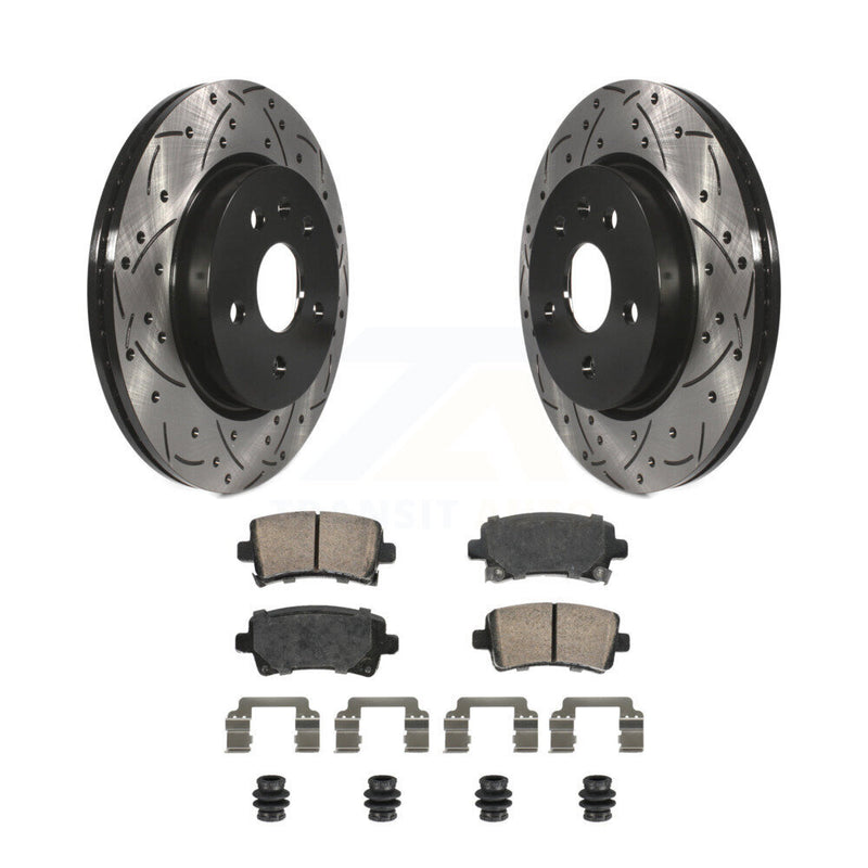 Transit Auto KDA-102914 Disc Brake Kit for 2010-2020 Cadillac XTS, Chevrolet Malibu Limited, Chevrolet Impala & more - Rear product image