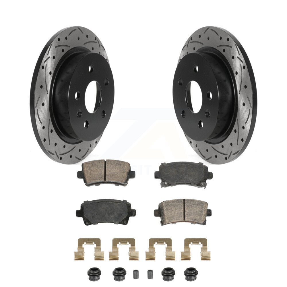 Transit Auto KDA-102915 Disc Brake Kit for 2011-2016 Chevrolet Malibu, Buick LaCrosse, Buick Regal - Rear product image