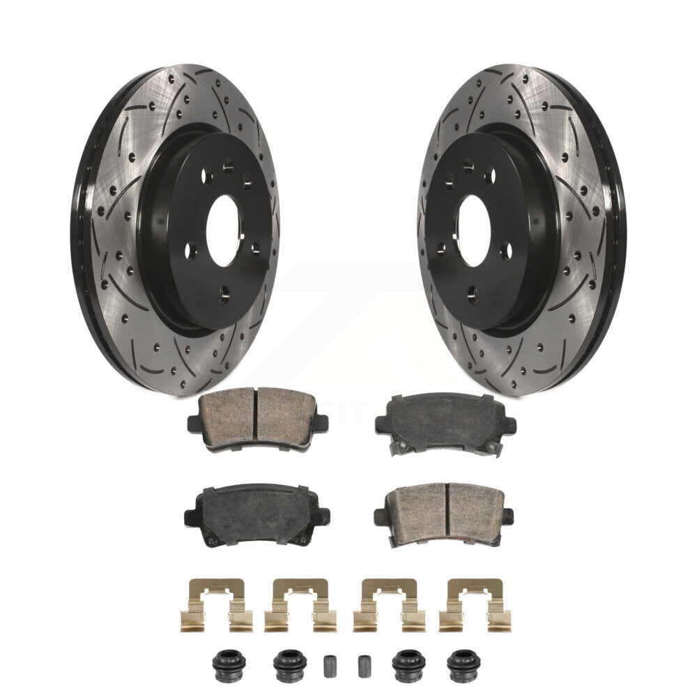 Transit Auto KDA-102916 Disc Brake Kit for 2010-2016 Chevrolet Malibu, Buick LaCrosse, Buick Regal & more - Rear product image