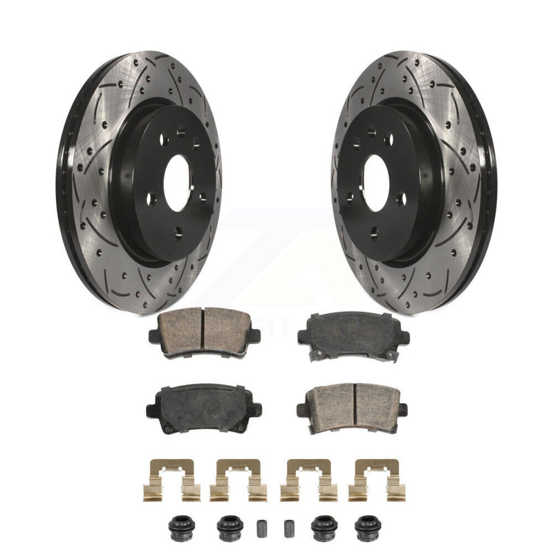 Transit Auto KDA-102916 Disc Brake Kit for 2010-2016 Chevrolet Malibu, Buick LaCrosse, Buick Regal & more - Rear product image