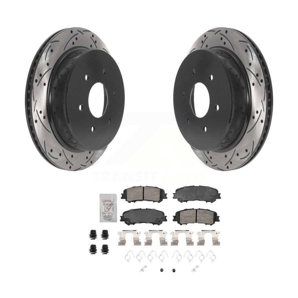 Transit Auto KDA-102918 Disc Brake Kit for 2017-2023 Nissan TITAN - Rear product image