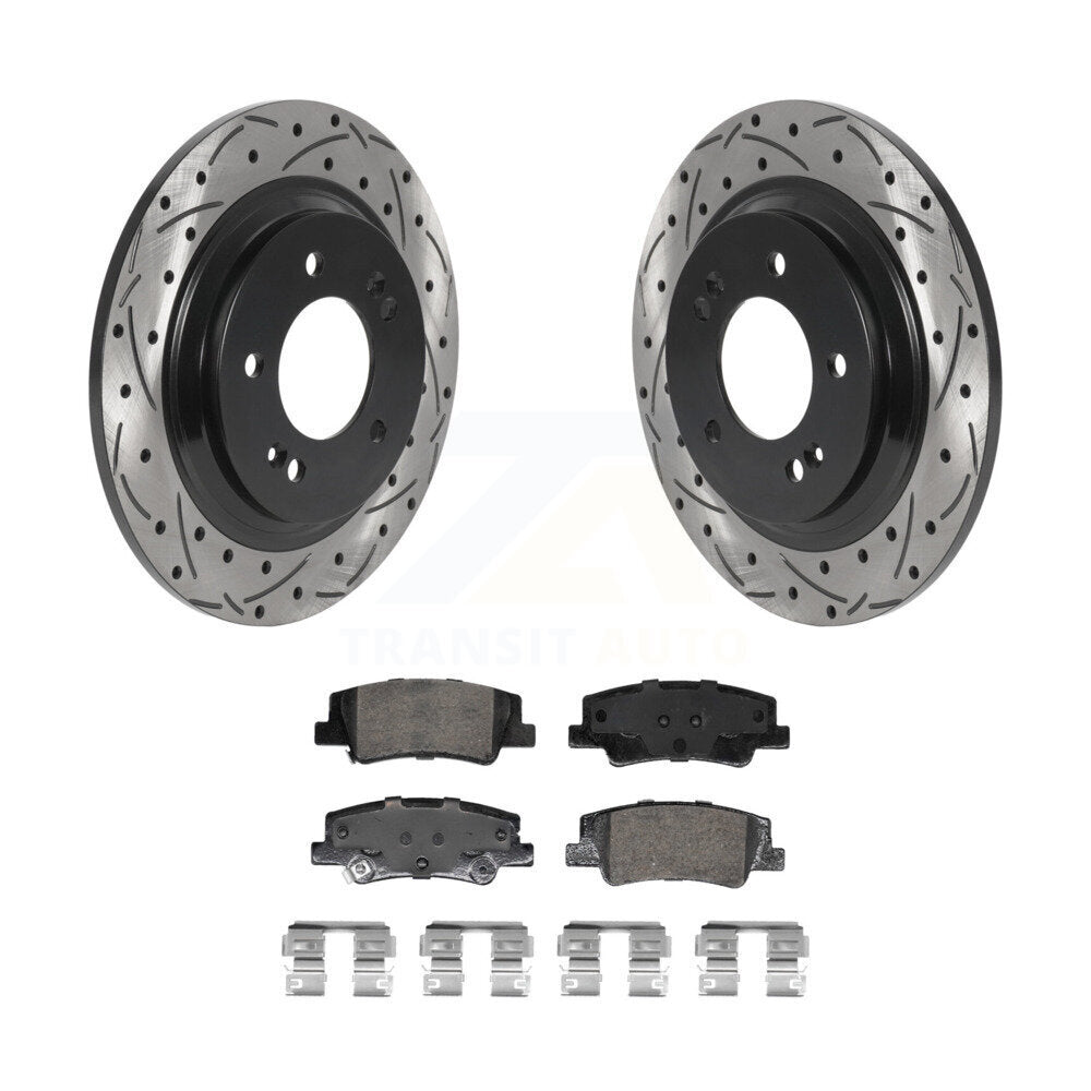 Transit Auto KDA-102920 Disc Brake Kit for 2020-2025 Hyundai Sonata, Kia Niro EV, Kia K5 - Rear product image