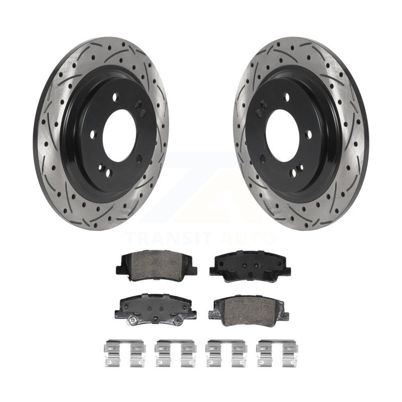Transit Auto KDA-102920 Disc Brake Kit for 2020-2025 Hyundai Sonata, Kia Niro EV, Kia K5 - Rear product image