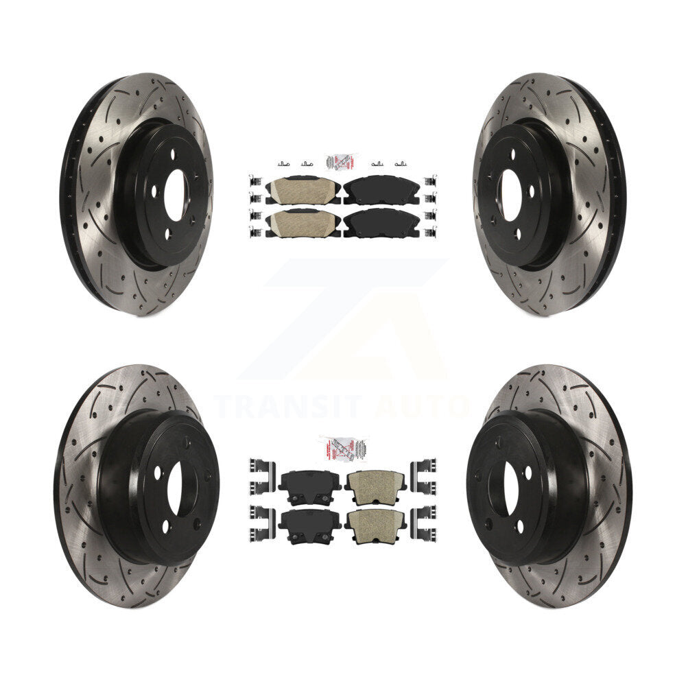 Transit Auto KDA-102946 Disc Brake Kit for 2015-2018 Dodge Charger - Front and Rear product image