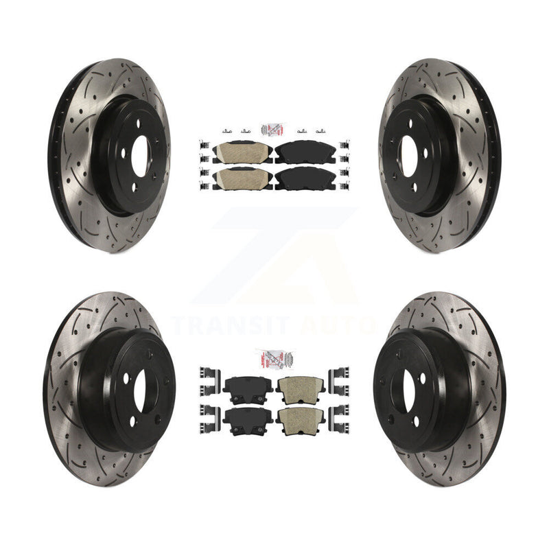 Transit Auto KDA-102946 Disc Brake Kit for 2015-2018 Dodge Charger - Front and Rear product image