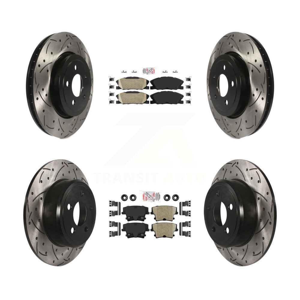 Transit Auto KDA-102947 Disc Brake Kit for 2015-2018 Dodge Charger - Front and Rear product image