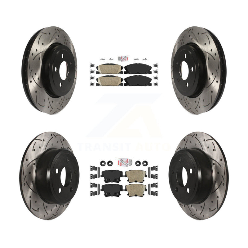 Transit Auto KDA-102947 Disc Brake Kit for 2015-2018 Dodge Charger - Front and Rear product image