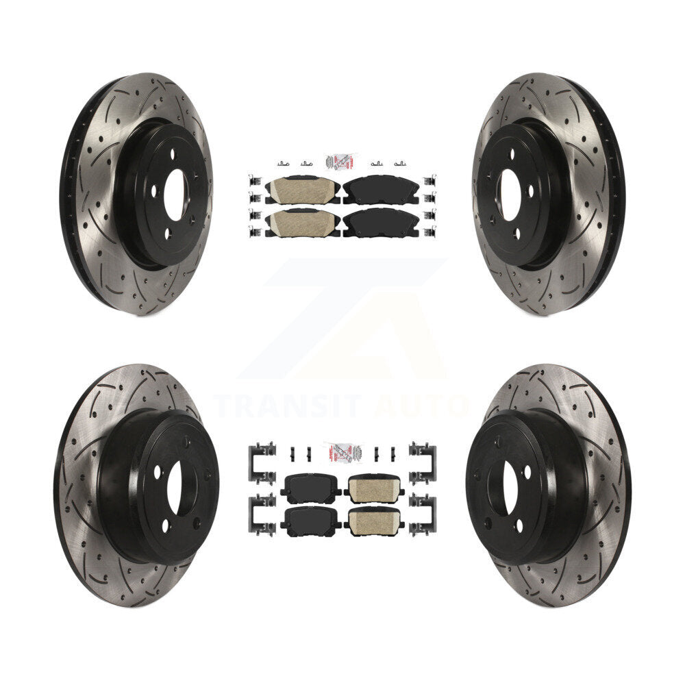 Transit Auto KDA-102948 Disc Brake Kit for 2015-2018 Dodge Charger - Front and Rear product image