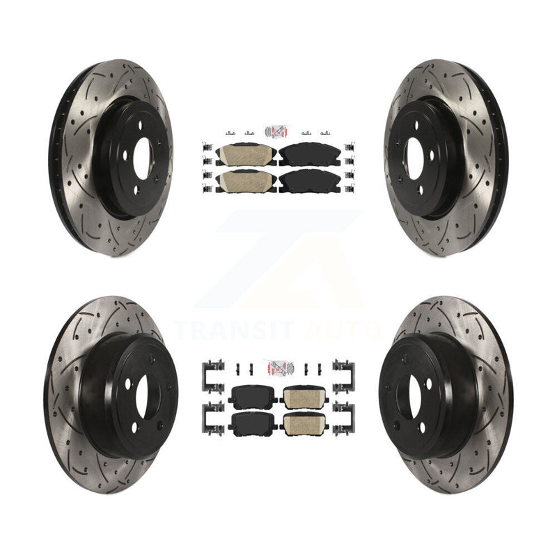 Transit Auto KDA-102948 Disc Brake Kit for 2015-2018 Dodge Charger - Front and Rear product image