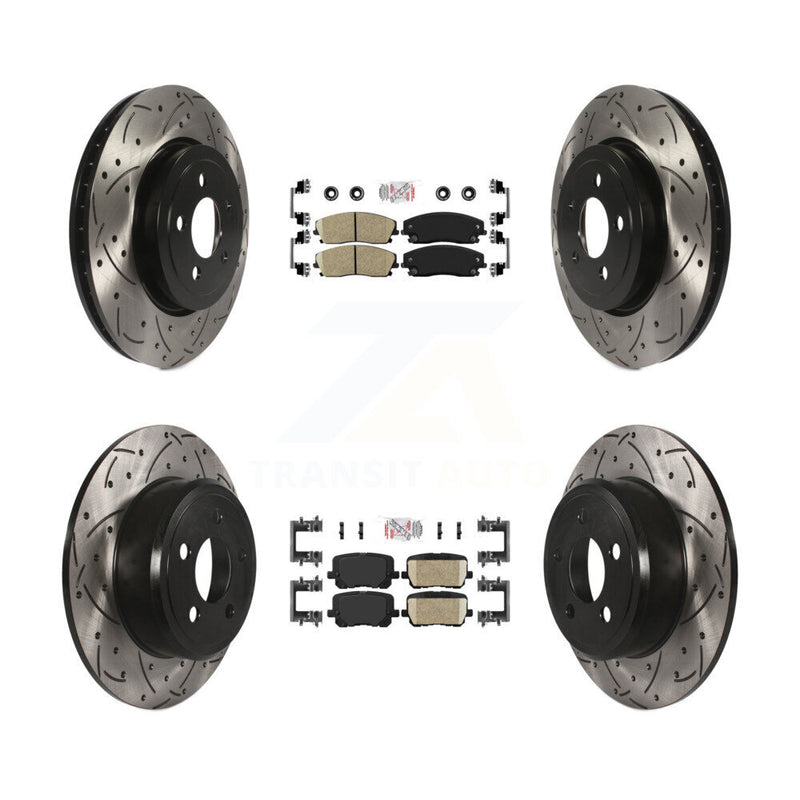 Transit Auto KDA-102949 Disc Brake Kit for 2015-2018 Dodge Charger - Front and Rear product image