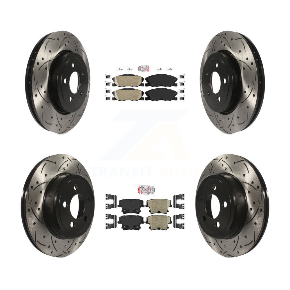 Transit Auto KDA-102951 Disc Brake Kit for 2017-2018 Dodge Charger - Front and Rear product image