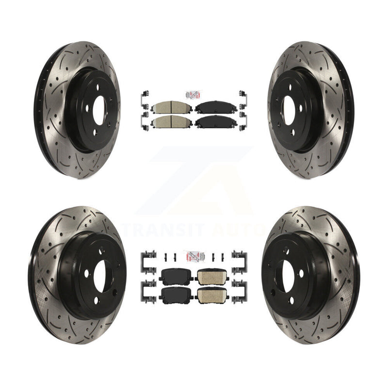 Transit Auto KDA-102954 Disc Brake Kit for 2017-2018 Dodge Charger - Front and Rear product image