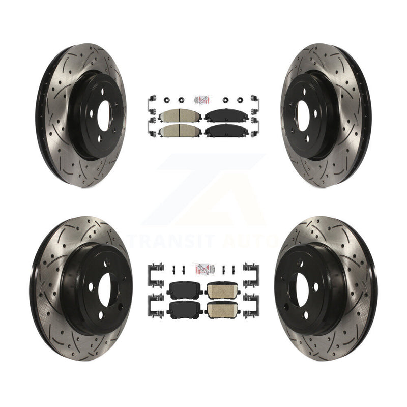 Transit Auto KDA-102955 Disc Brake Kit for 2017-2018 Dodge Charger - Front and Rear product image