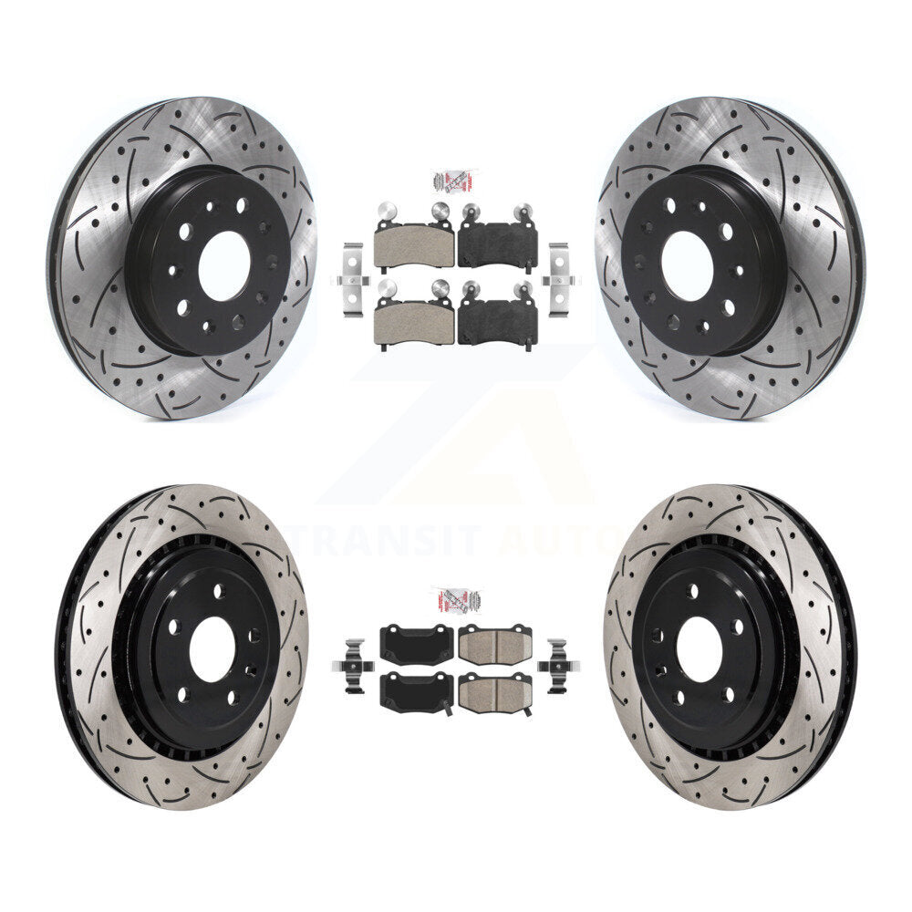 Transit Auto KDA-102956 Disc Brake Kit for 2016 Chevrolet Camaro - Front and Rear product image