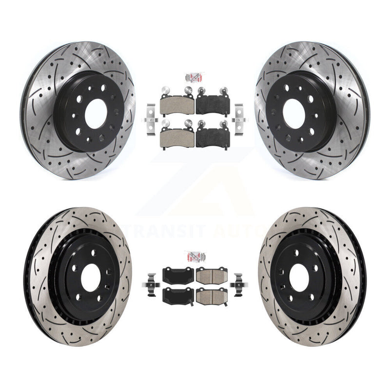 Transit Auto KDA-102956 Disc Brake Kit for 2016 Chevrolet Camaro - Front and Rear product image