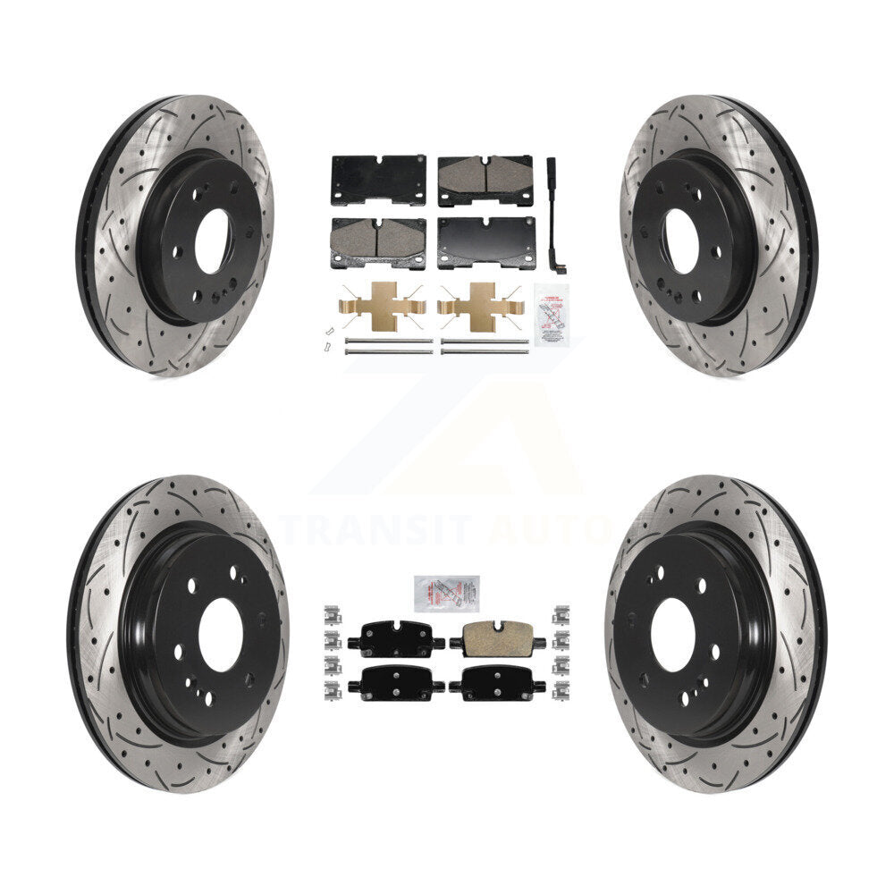 Transit Auto KDA-102958 Disc Brake Kit for 2020-2024 Chevrolet Silverado 1500 LTD, GMC Sierra 1500 Limited, Cadillac Escalade & more - Front and Rear product image