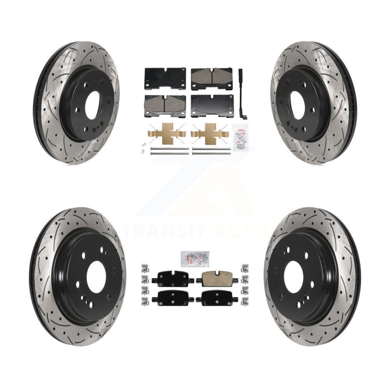Transit Auto KDA-102958 Disc Brake Kit for 2020-2024 Chevrolet Silverado 1500 LTD, GMC Sierra 1500 Limited, Cadillac Escalade & more - Front and Rear product image