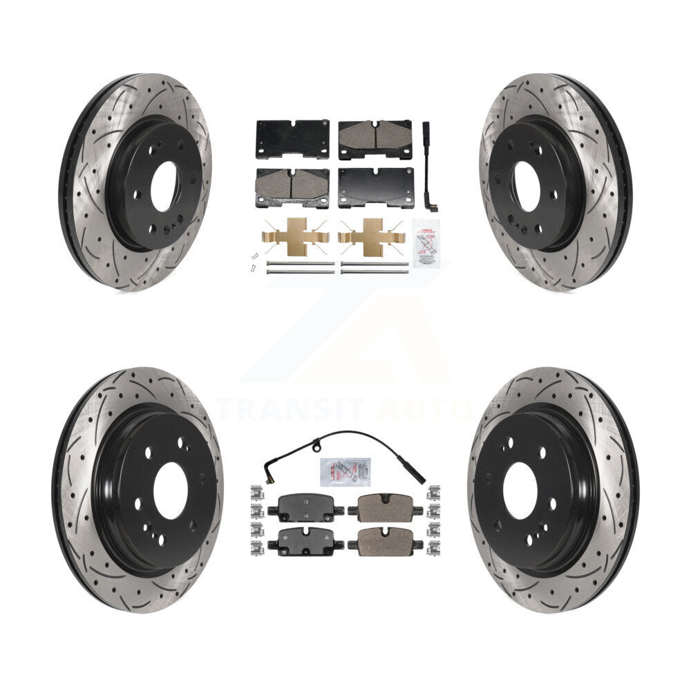 Transit Auto KDA-102959 Disc Brake Kit for 2020-2024 Chevrolet Silverado 1500 LTD, GMC Sierra 1500 Limited, Cadillac Escalade & more - Front and Rear product image