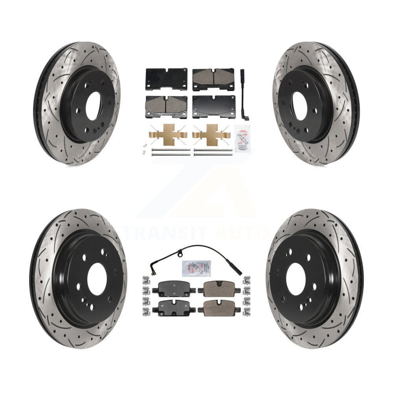 Transit Auto KDA-102959 Disc Brake Kit for 2020-2024 Chevrolet Silverado 1500 LTD, GMC Sierra 1500 Limited, Cadillac Escalade & more - Front and Rear product image