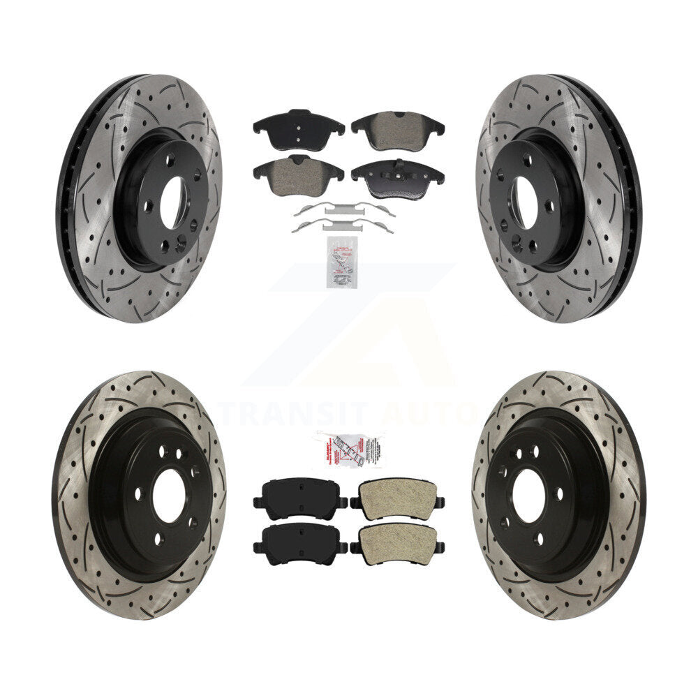 Transit Auto KDA-102967 Disc Brake Kit for 2013-2014 Volvo S60 - Front and Rear product image