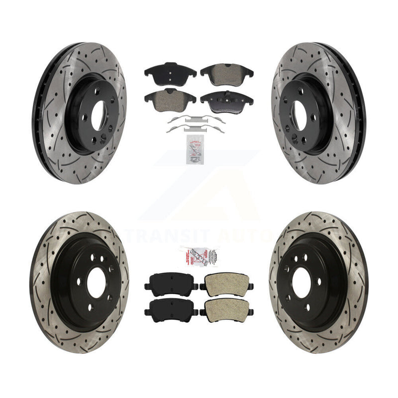 Transit Auto KDA-102967 Disc Brake Kit for 2013-2014 Volvo S60 - Front and Rear product image