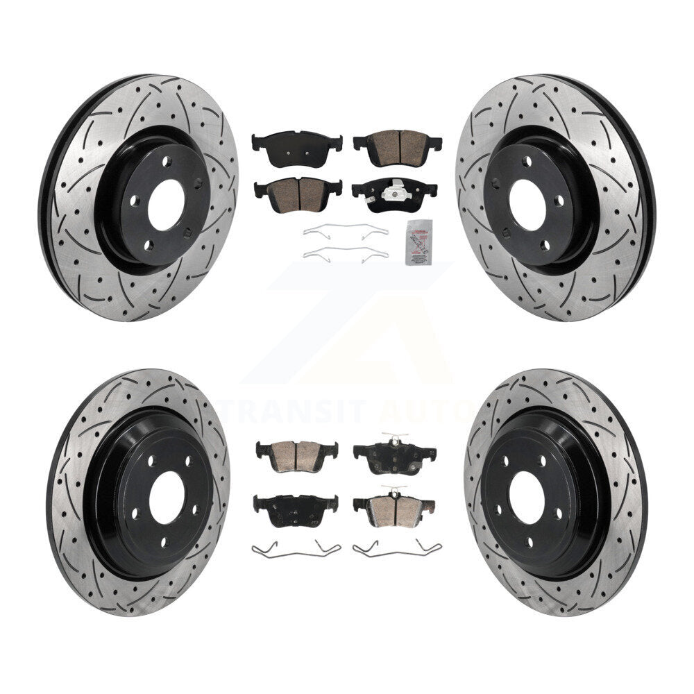 Transit Auto KDA-102970 Disc Brake Kit for 2020-2023 Ford Bronco Sport, Lincoln Corsair, Ford Escape - Front and Rear product image