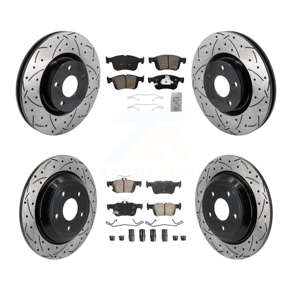 Transit Auto KDA-102971 Disc Brake Kit for 2020-2023 Ford Bronco Sport, Lincoln Corsair, Ford Escape - Front and Rear product image