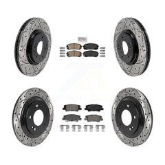 Transit Auto KDA-102972 Disc Brake Kit for 2020-2025 Hyundai Sonata, Kia Niro EV, Kia K5 - Front and Rear product image