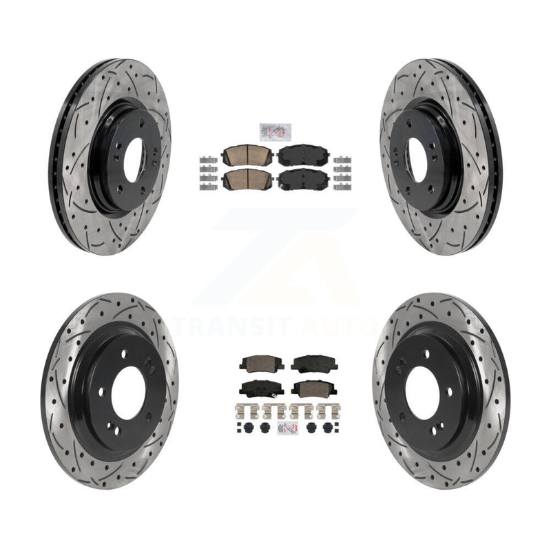 Transit Auto KDA-102973 Disc Brake Kit for 2020-2025 Hyundai Sonata, Kia Niro EV, Kia K5 - Front and Rear product image