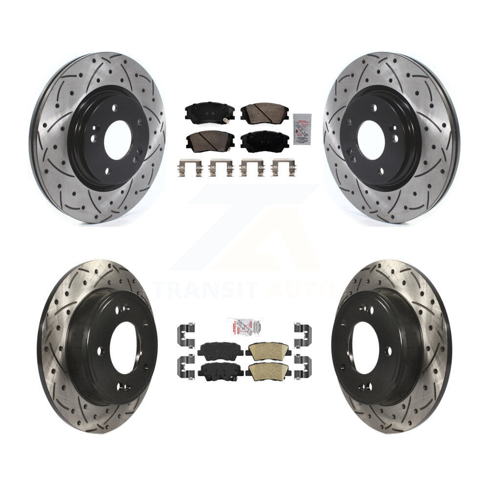 Transit Auto KDA-102974 Disc Brake Kit for 2017-2019 Kia Soul - Front and Rear product image