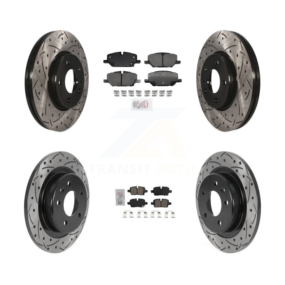 Transit Auto KDA-102975 Disc Brake Kit for 2022-2023 GMC Terrain - Front and Rear product image
