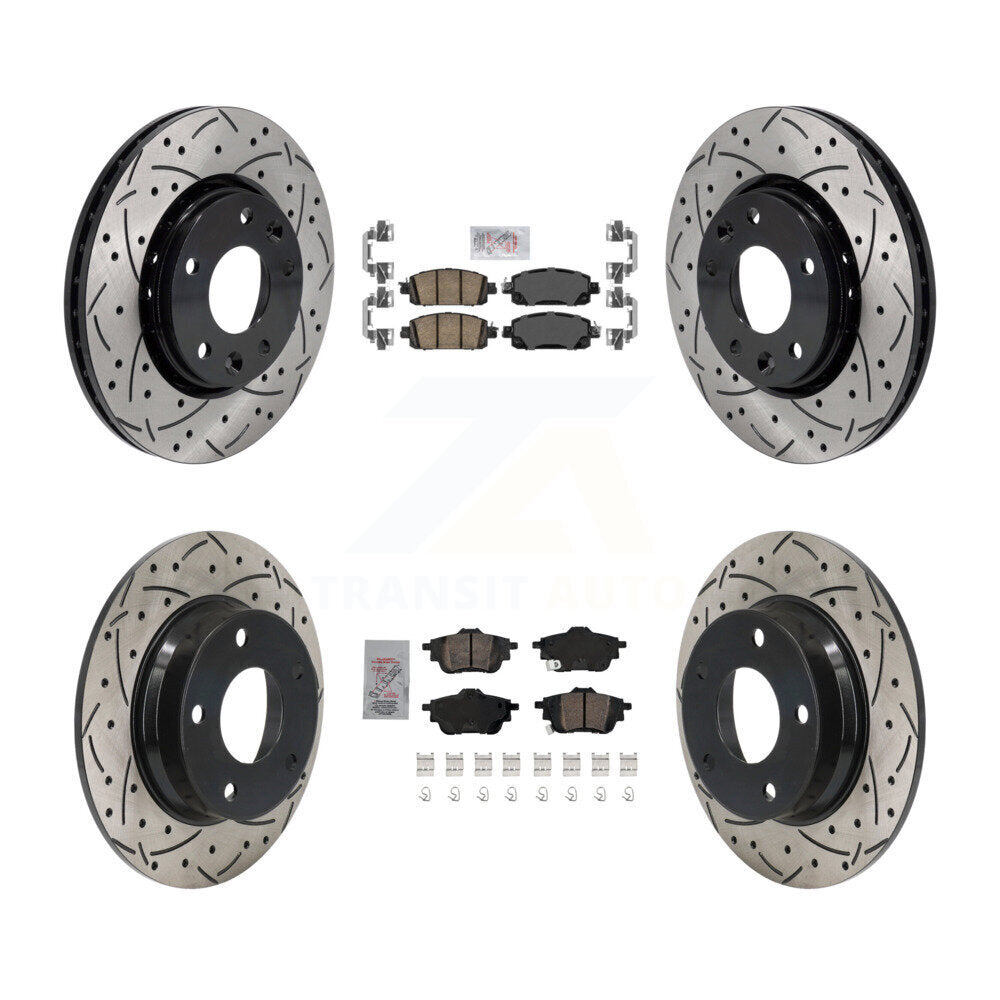 Transit Auto KDA-102976 Disc Brake Kit for 2020-2023 Nissan Sentra - Front and Rear product image