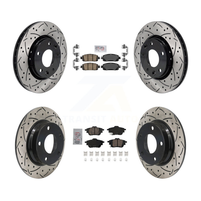 Transit Auto KDA-102976 Disc Brake Kit for 2020-2023 Nissan Sentra - Front and Rear product image