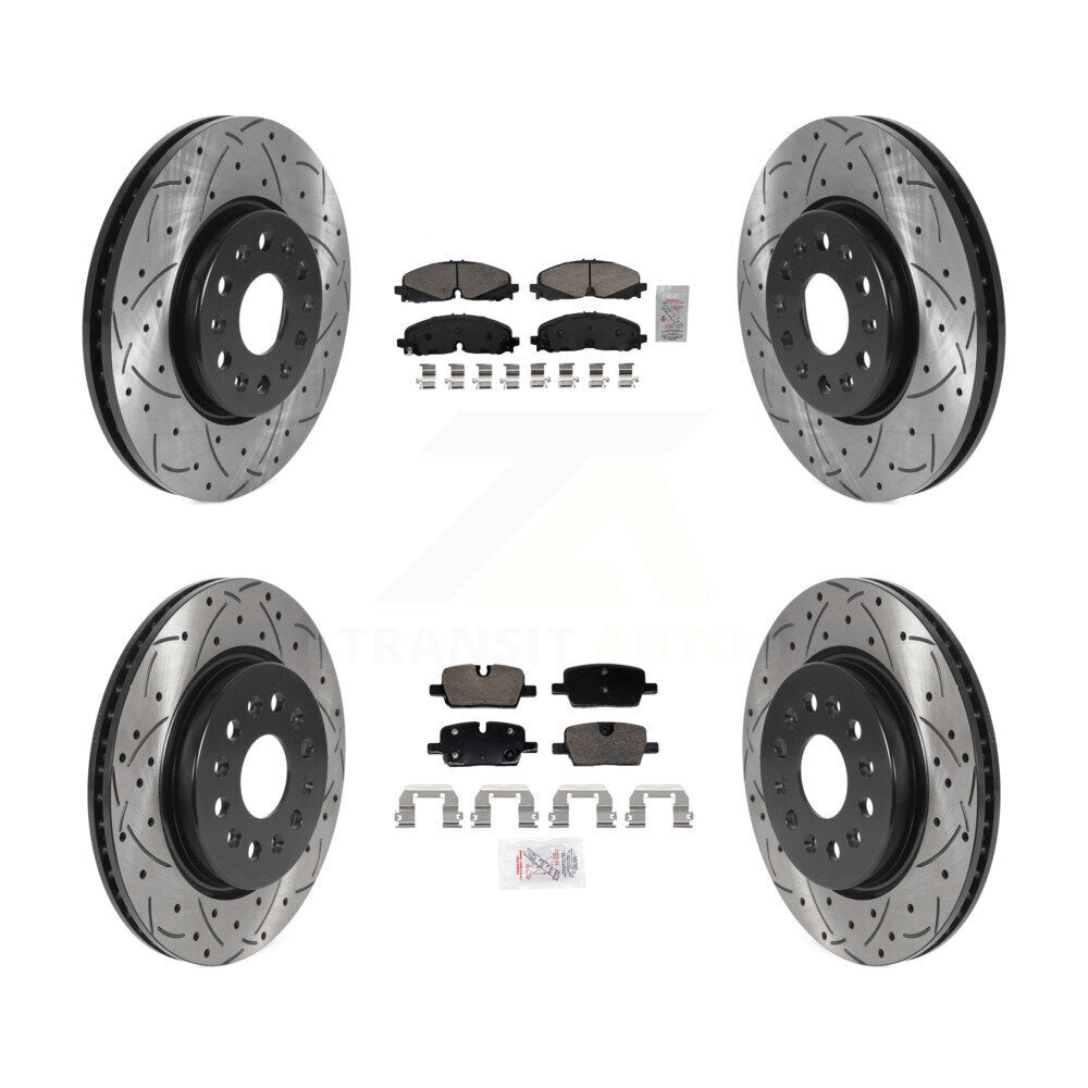 Transit Auto KDA-102977 Disc Brake Kit for 2020-2024 Buick Enclave, Chevrolet Blazer, Chevrolet Traverse & more - Front and Rear product image