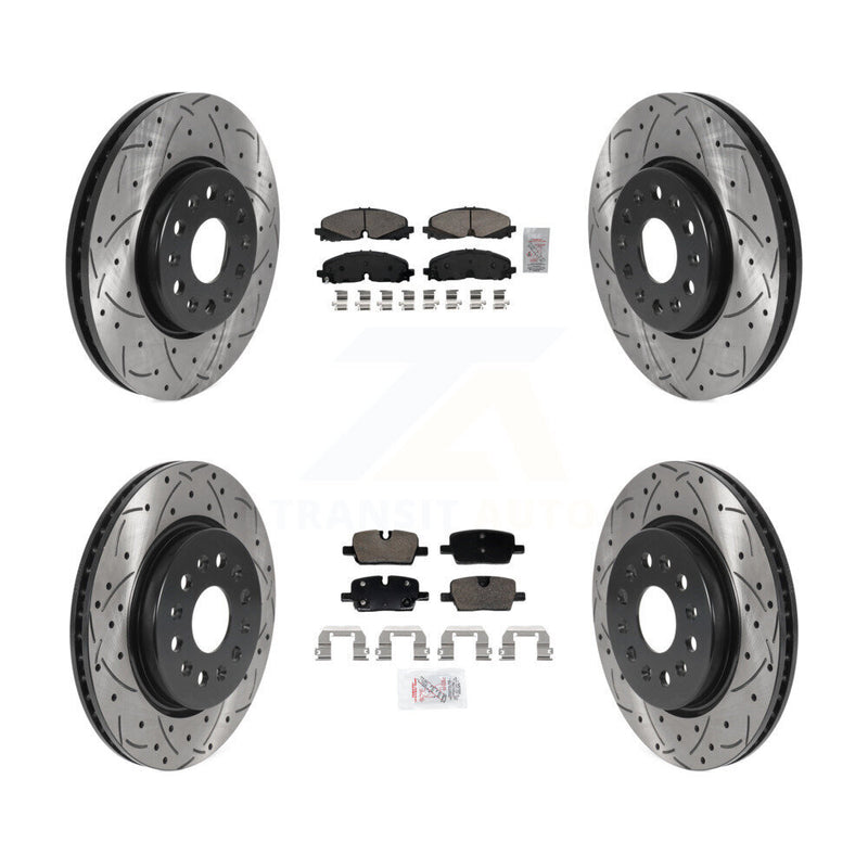 Transit Auto KDA-102977 Disc Brake Kit for 2020-2024 Buick Enclave, Chevrolet Blazer, Chevrolet Traverse & more - Front and Rear product image