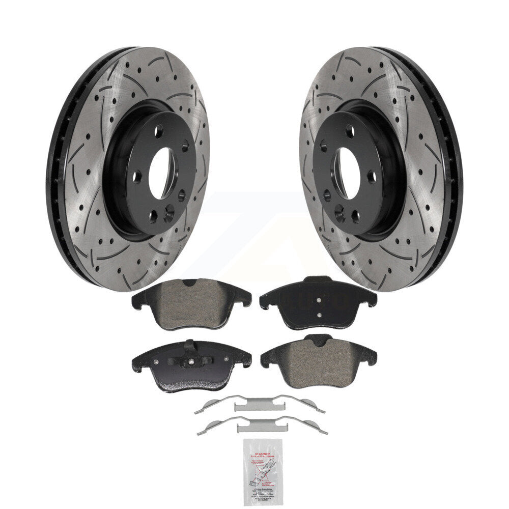 Transit Auto KDA-102987 Disc Brake Kit for 2007-2020 Volvo S60, Volvo V60, Land Rover Range Rover Evoque & more - Front product image
