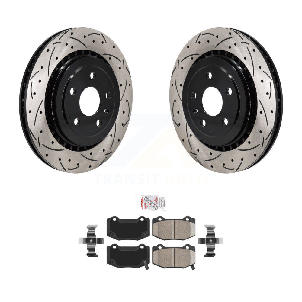 Transit Auto KDA-102996 Disc Brake Kit for 2016-2021 Chevrolet Camaro, Cadillac ATS - Rear product image
