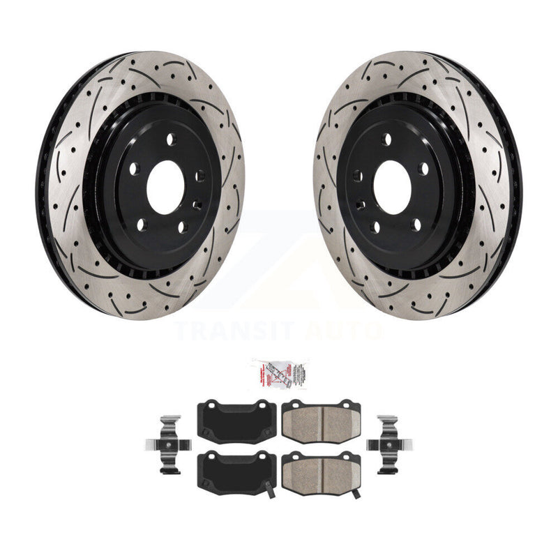 Transit Auto KDA-102996 Disc Brake Kit for 2016-2021 Chevrolet Camaro, Cadillac ATS - Rear product image