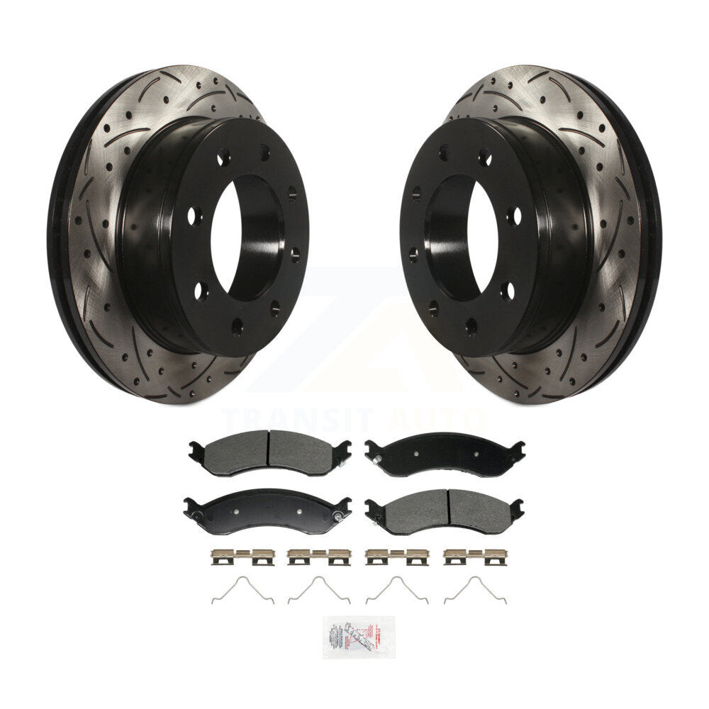 Transit Auto KDA-102999 Disc Brake Kit for 2021-2024 Chevrolet Express 2500, Chevrolet Express 3500, GMC Savana 2500 & more - Rear product image