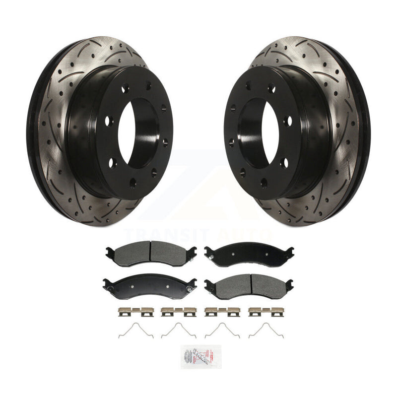 Transit Auto KDA-102999 Disc Brake Kit for 2021-2024 Chevrolet Express 2500, Chevrolet Express 3500, GMC Savana 2500 & more - Rear product image