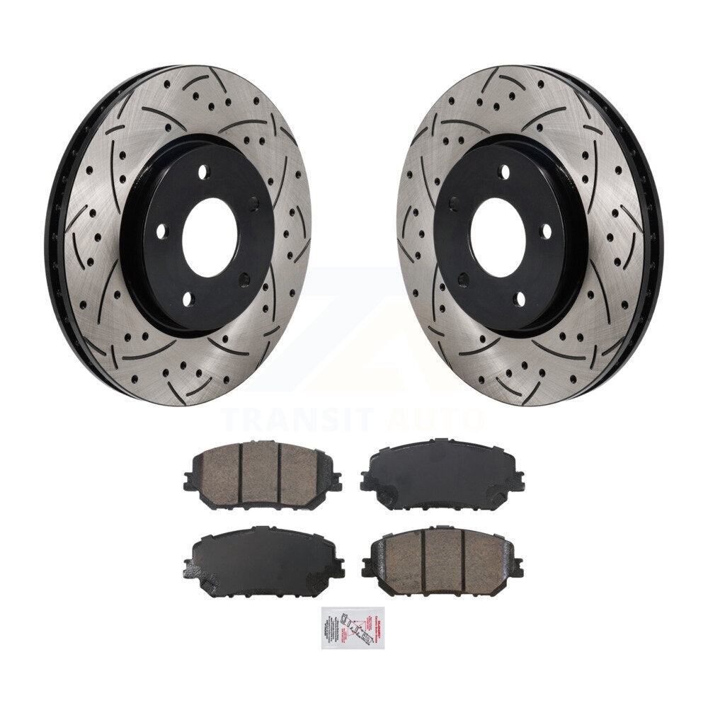 Transit Auto KDA-103015 Disc Brake Kit for 2021-2023 Nissan Rogue - Front product image