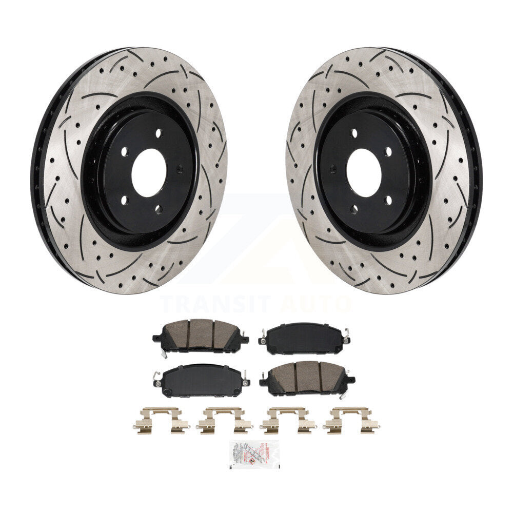 Transit Auto KDA-103016 Disc Brake Kit for 2022-2023 Nissan ARIYA, INFINITI QX60, Mitsubishi Outlander & more - Front product image