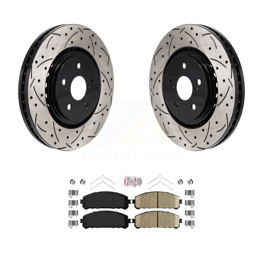 Transit Auto KDA-103032 Disc Brake Kit for 2021-2023 Lexus RZ450e, Subaru Solterra, Toyota bZ4X & more - Front product image