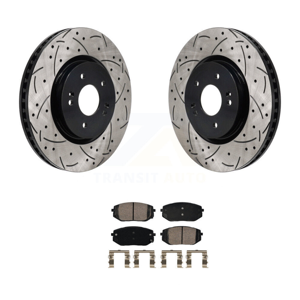 Transit Auto KDA-103035 Disc Brake Kit for 2022-2024 Kia EV6, Hyundai Ioniq 6, Kia Sportage & more - Front product image