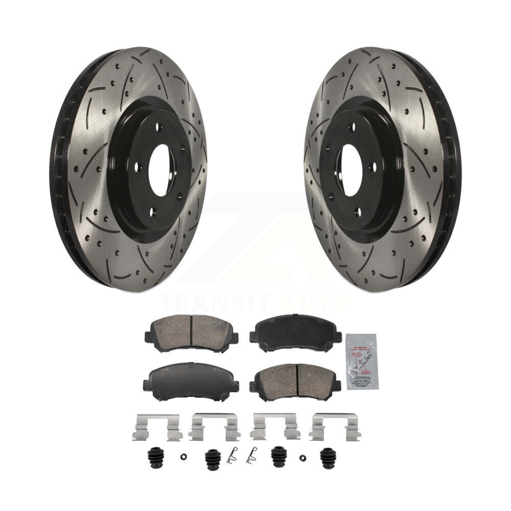 Transit Auto KDA-103047 Disc Brake Kit for 2007-2017 Nissan Juke, Nissan Sentra - Front product image