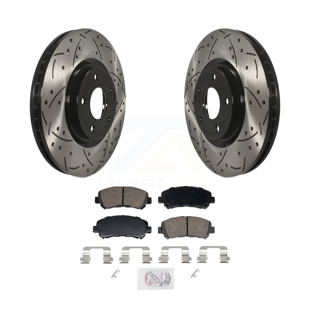 Transit Auto KDA-103048 Disc Brake Kit for 2007-2017 Nissan Juke, Nissan Sentra - Front product image