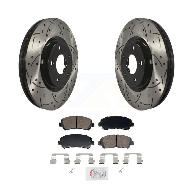 Transit Auto KDA-103048 Disc Brake Kit for 2007-2017 Nissan Juke, Nissan Sentra - Front product image
